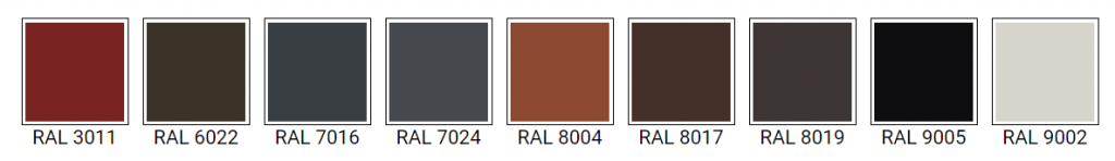 select metal roofing panels colors